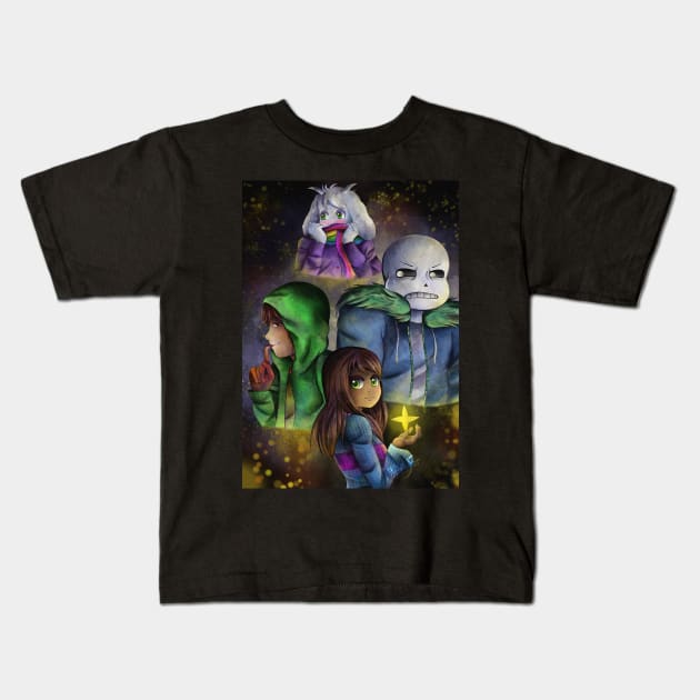 QuatreTale Group Rivalry Kids T-Shirt by Yennie Fer (FaithWalkers)